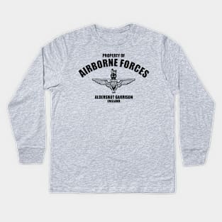 Property of Airborne Forces - Aldershot Garrison Kids Long Sleeve T-Shirt